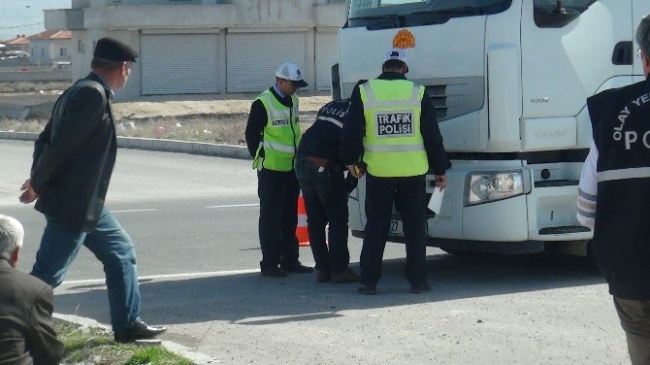 Aksaray’da Tir’ın Çarptığı Bisikletli Öldü