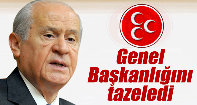 Devlet Bahçeli yeniden MHP Genel Başkanı