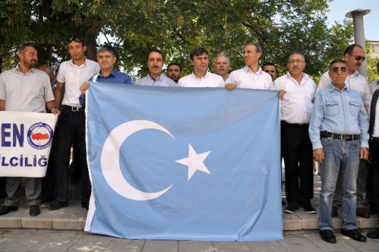 Aksaray’da Çin Hükümetine Tepki