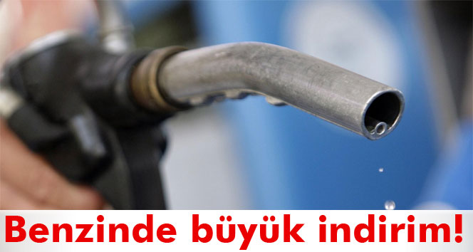 Benzinde büyük indirim