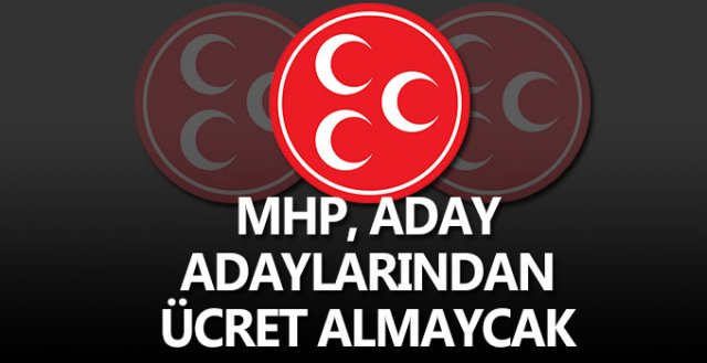 MHP ücret almayacak! Son gün 6 Eylül