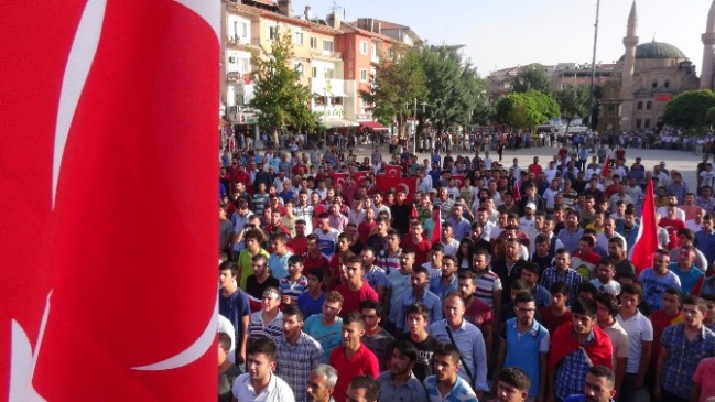 Aksaray’da Terör Saldırılarına Tepki