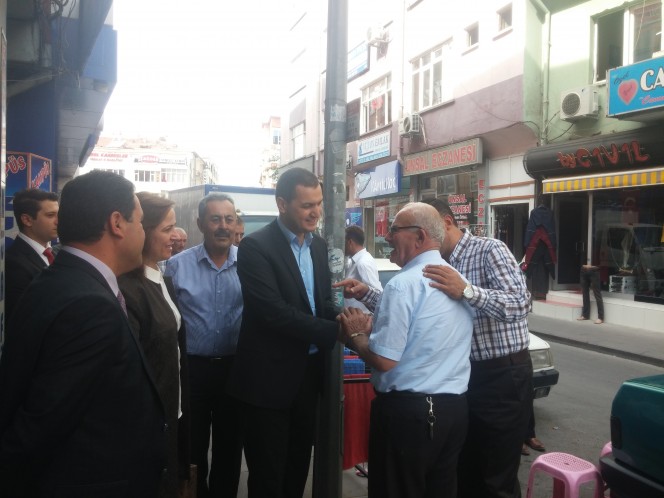 MHP Adayları Esnaf Gezisi‏nde