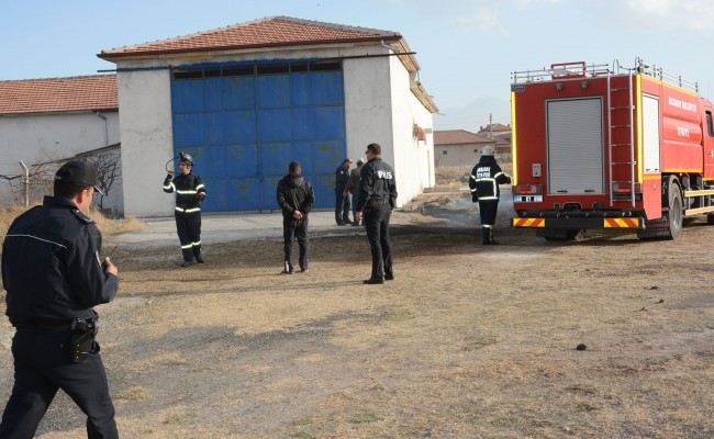 Aksaray’da Bahçe Yangını Korkuttu