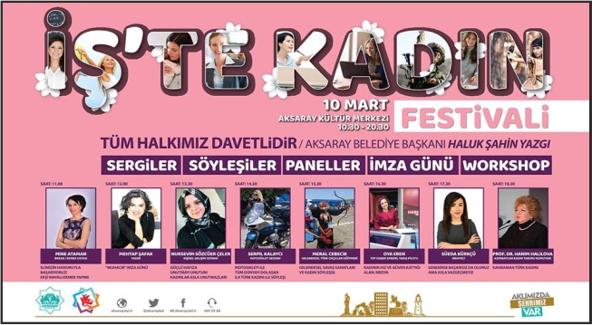 İş’te Kadın Festivali Başlıyor