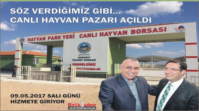 Canlı Hayvan Pazarı Yarın Hizmete Giriyor