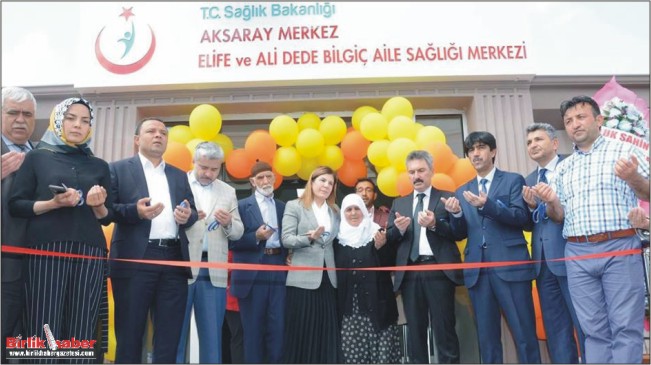 Elife ve Ali Dede Bilgiç Aile Sağlığı Merkezi açıldı