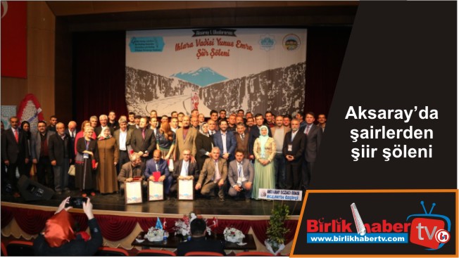 Aksaray’da şairlerden şiir şöleni