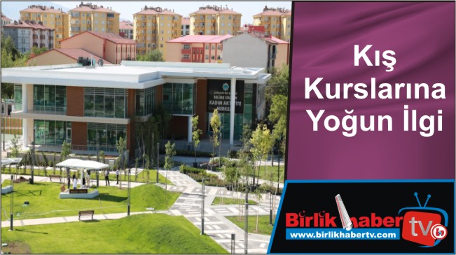 Kış Kurslarına Yoğun İlgi