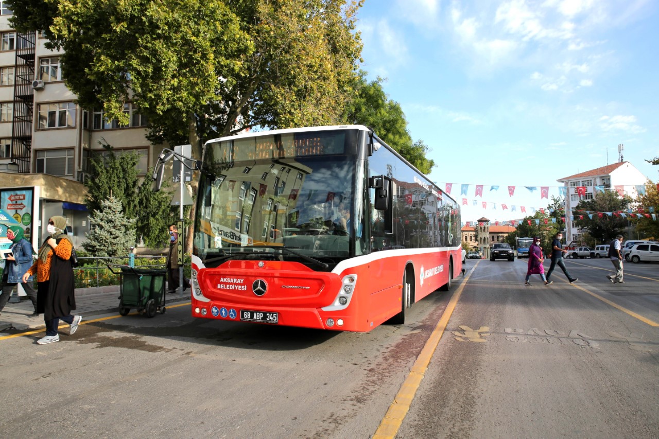 Aksaray Belediyesinden Ücretsiz Ulaşım İmkanı