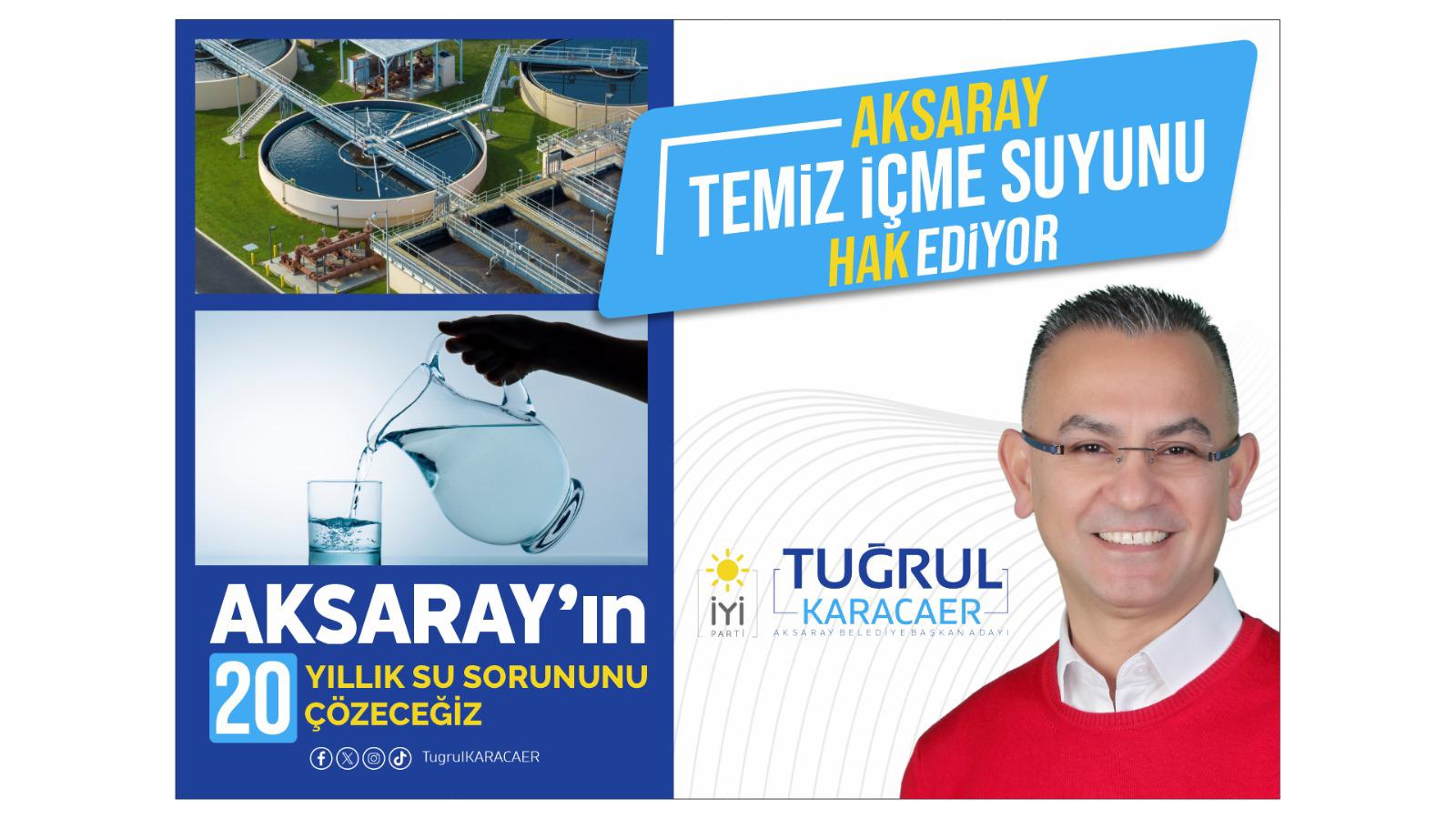 Karacaer: Su Problemini Çözeceğiz