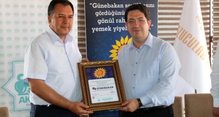 14. Günebakan Sertifikası Kuzucular Park Otel’e Verildi