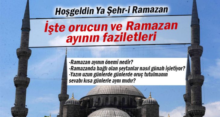 Orucun ve Ramazan ayının fazileti