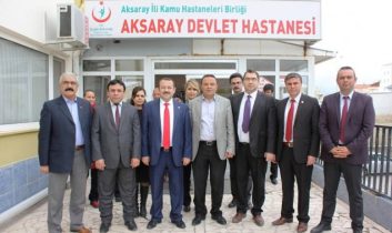 Milletvekili Serdengeçti, Aksaray Devlet Hastanesinde incelemelerde bulundu