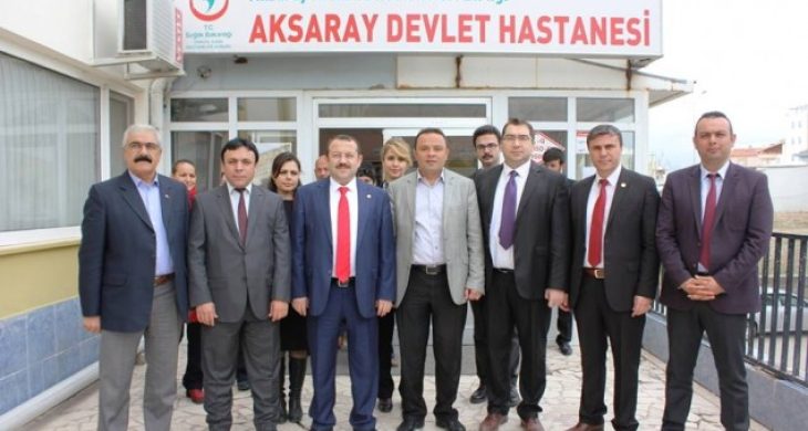 Milletvekili Serdengeçti, Aksaray Devlet Hastanesinde incelemelerde bulundu