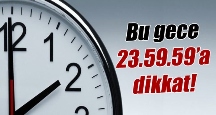 Dünya saati bir saniye geri alınıyor