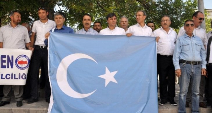 Aksaray’da Çin Hükümetine Tepki