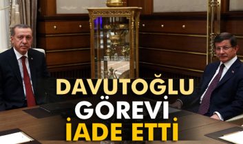 Başbakan Davutoğlu, hükümeti kurma görevini iade etti