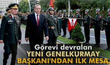 Görevi devralan Hulusi Akar’dan ilk mesaj