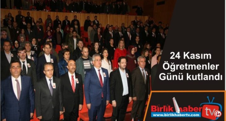 24 Kasım Öğretmenler Günü kutlandı