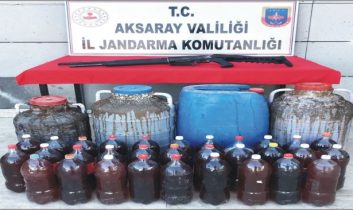 375 litre kaçak şarap yakalandı