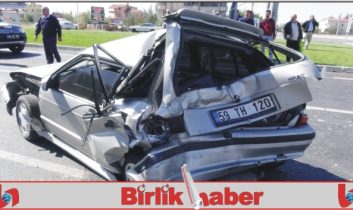 Aksaray’da zincirleme trafik kazası: 4 yaralı