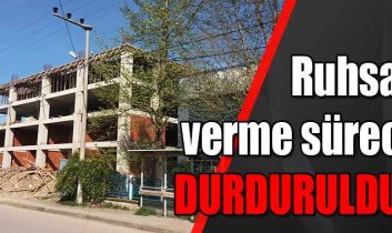 Aksaray’da inşaat ruhsatı verme süreci durdu