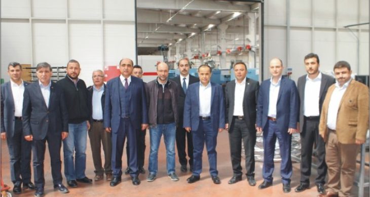 AK Heyet OSB’de Fabrikaları Ziyaret Etti