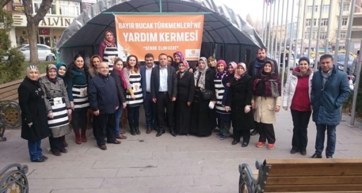 AK Parti Bayır-Bucak’a Yardım İçin Kermes Açtı