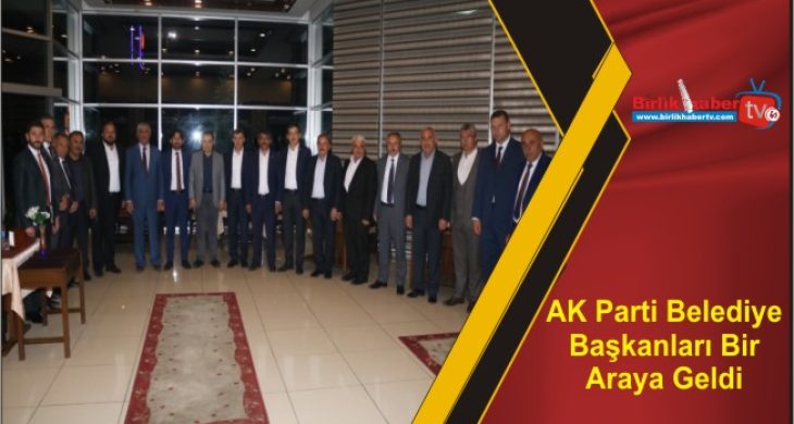 AK Parti Belediye Başkanları Bir Araya Geldi