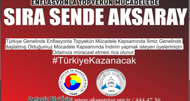 ATSO Başkanı Göktaş Tüm Sanayici ve Esnaflara Çağrı Yaptı