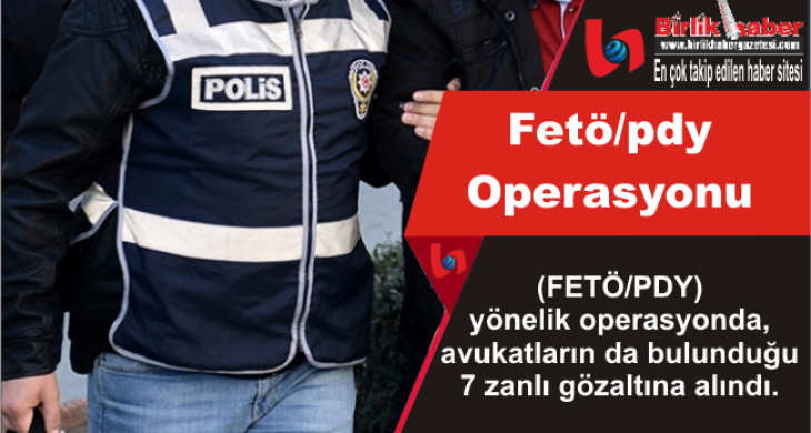 Aksaray Merkezli Fetö/pdy Operasyonu