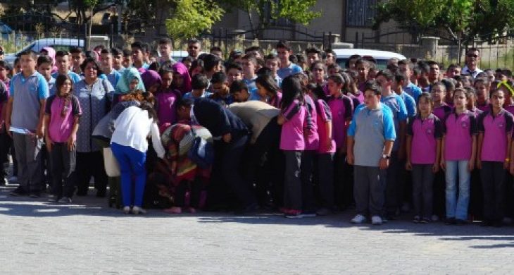 Aksaray’da Bir Öğrenci Sıcaktan Bayıldı