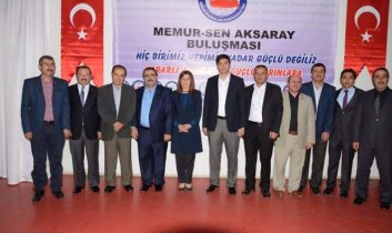 Aksaray’da Memur-Sen Türkiye Buluşması