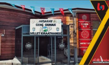 Aksaray’da Millet Kıraathanesi’ne Öğrenciler Yoğun İlgi Gösteriyor