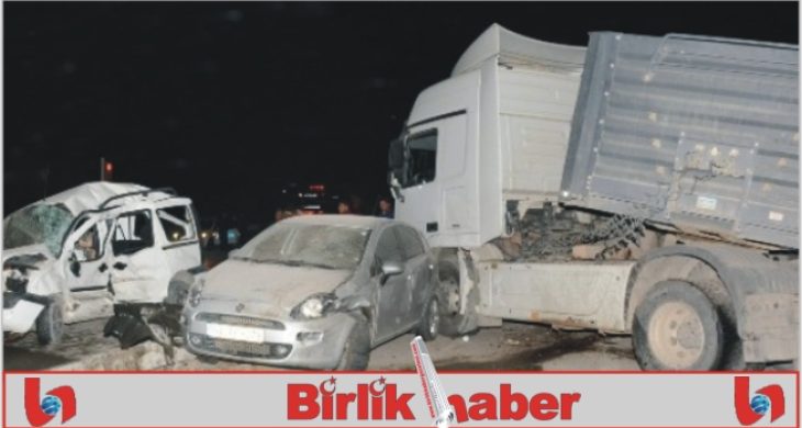 Aksaray’da Tır, İki Araca Çarptı: 1 Ölü