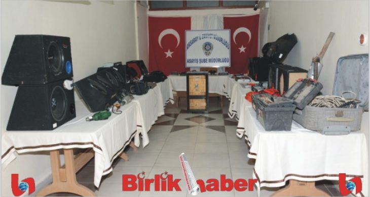 Aksaray’da 11 kişilik hırsızlık çetesi çökertildi