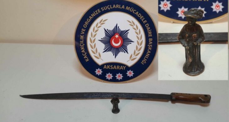 Aksaray’da Tarihi Eser Operasyonu