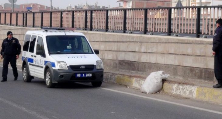 Aksaray’da Şüpheli Çuval Paniği