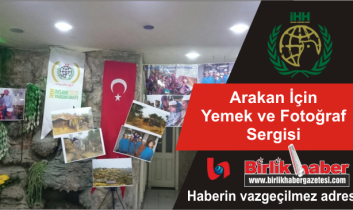 Arakan İçin Yemek ve Fotoğraf Sergisi