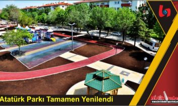 Atatürk Parkı Tamamen Yenilendi