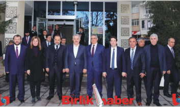 Bakan Arslan, Başkan Yazgı’yı Ziyaret Etti