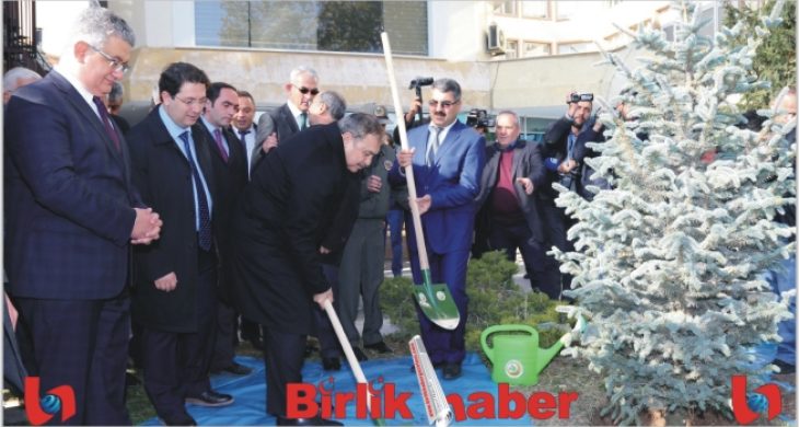 Bakan Eroğlu’nun Aksaray Ziyareti Anısına Fidan Dikildi