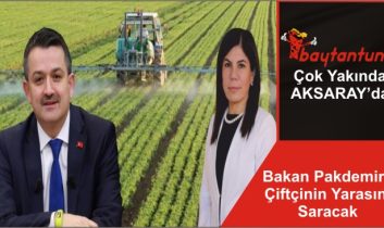 Bakan Pakdemirli Çiftçinin Yarasını Saracak