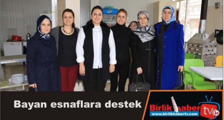 Bayan esnaflara destek