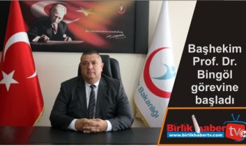 Başhekim Prof. Dr. Hakan Bingöl görevine başladı