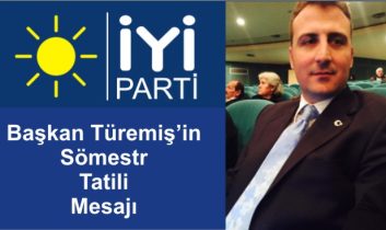 Başkan Türemiş’in Sömestr Tatili Mesajı