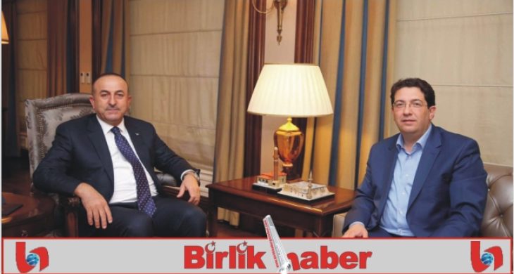 Başkan Yazgı, Dışişleri Bakanı Çavuşoğlu’nu Ziyaret Etti