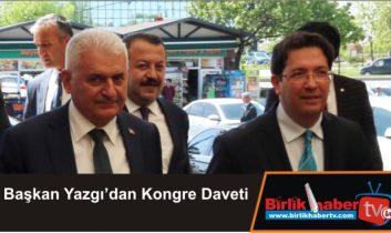 Başkan Yazgı’dan Kongre Daveti