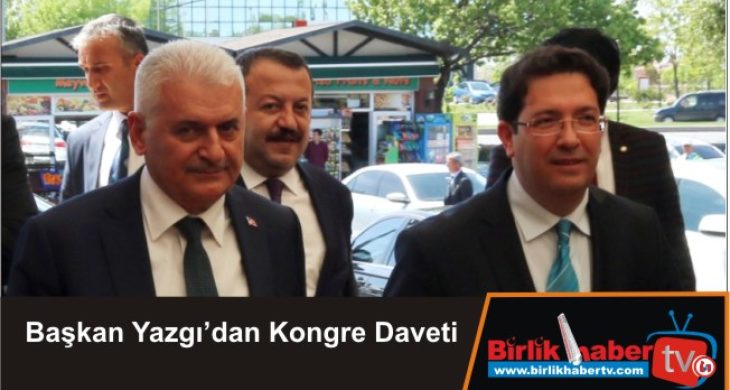 Başkan Yazgı’dan Kongre Daveti